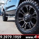 Mâm xe Ford Ranger độ: Mâm Fuel Vapor màu đen độ đẹp và cứng cáp cho xe bán tải
